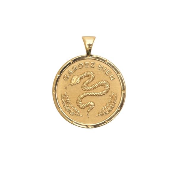 JANE WIN PROTECT Coin Pendant Necklace