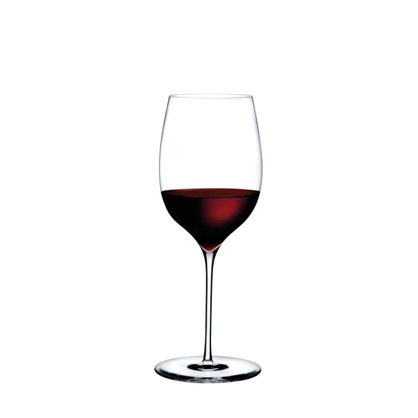 Nude Glass Dimple Powerful Red Wine Glass, Set of 2