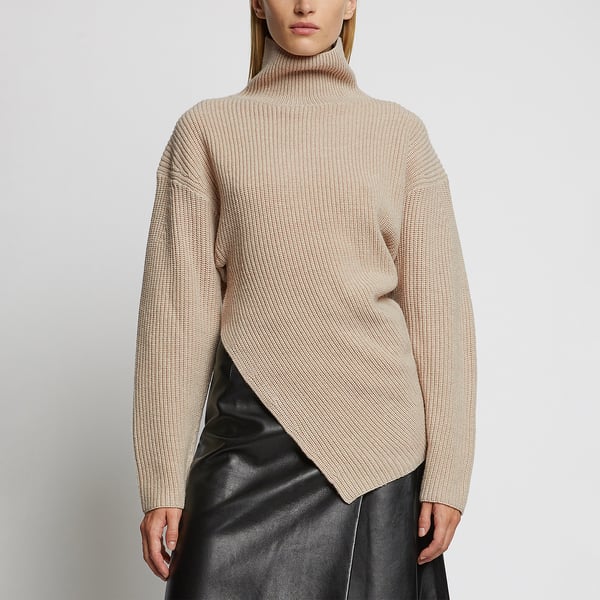 PROENZA SCHOULER Asymmetrical Turtleneck Sweater