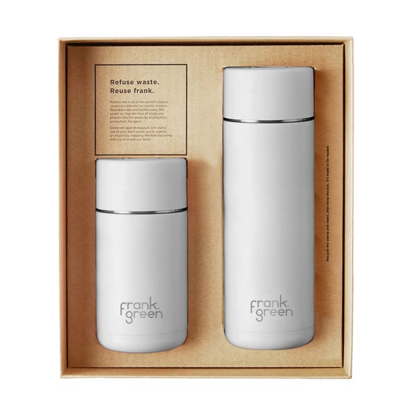 FRANK GREEN Ceramic Cup and Bottle Gift Set