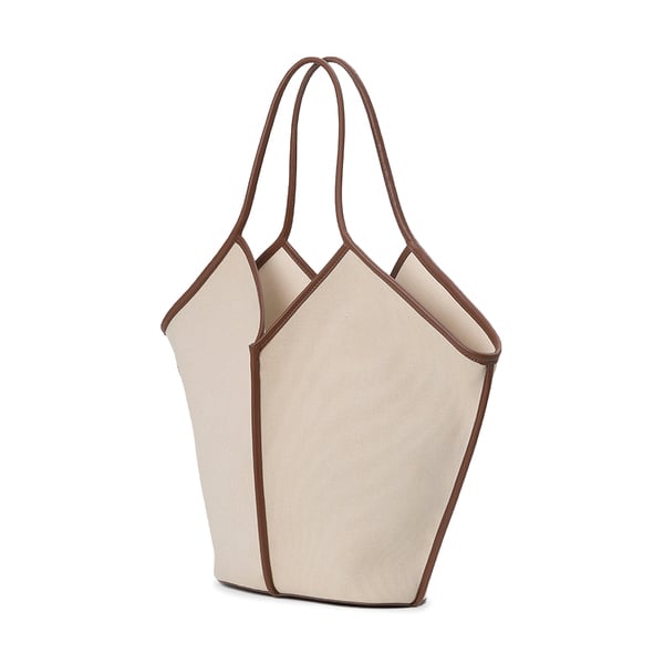 Buy Hereu Calella Leather-trimmed Mesh Tote Bag - White Multi At