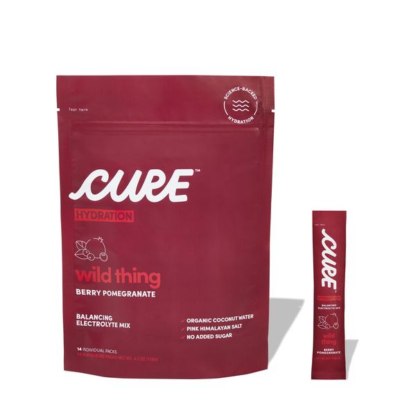 CURE HYDRATION Wild Thing Berry Pomegranate Daily Electrolyte Mix