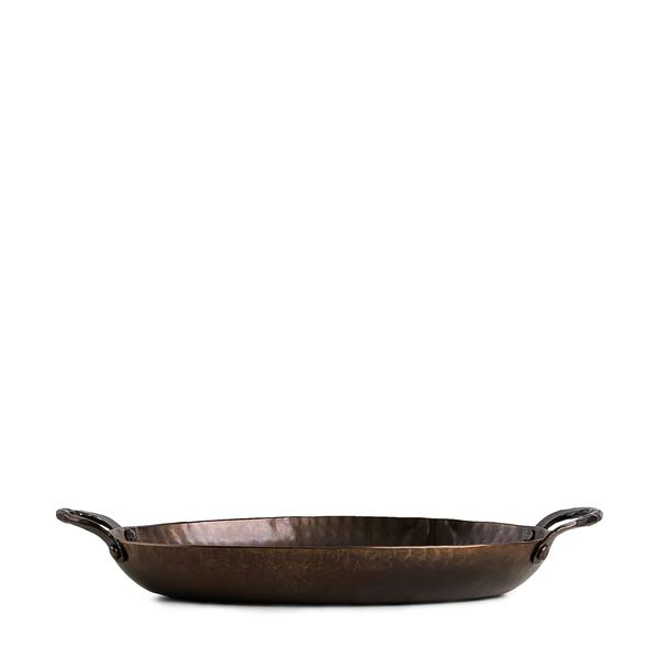 SMITHEY IRONWARE CO. Carbon Steel Oval Roaster
