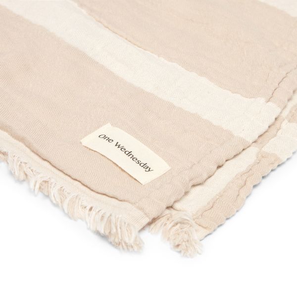 ONE WEDNESDAY Oversized Washable Muslin Throw
