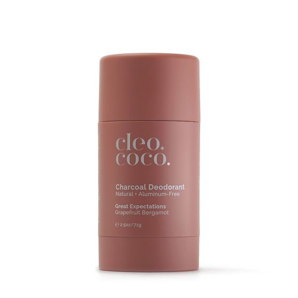 CLEO+COCO Charcoal Deodorant - Great Expectations Grapefruit Bergamot 