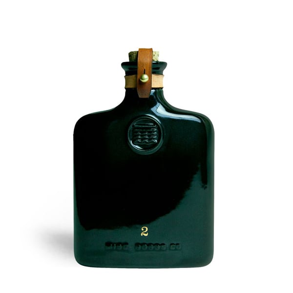 MISC. GOODS CO. Black Ceramic Flask
