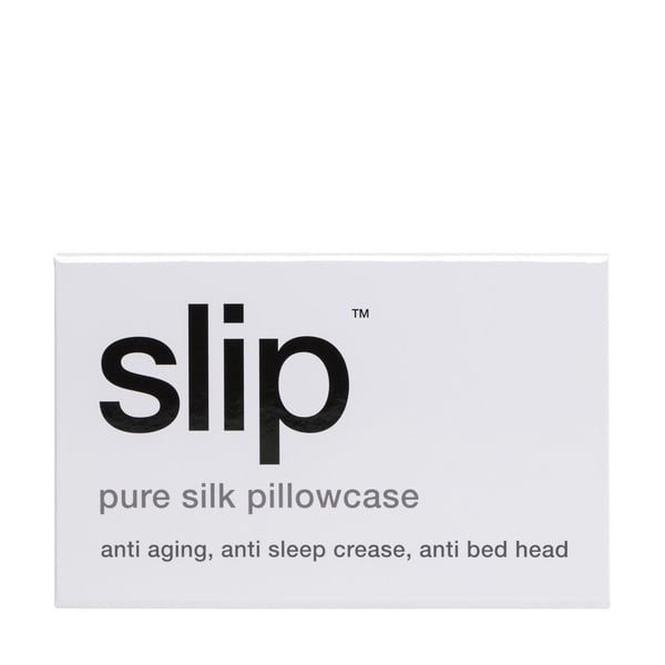 SLIP White Queen Pillow Case