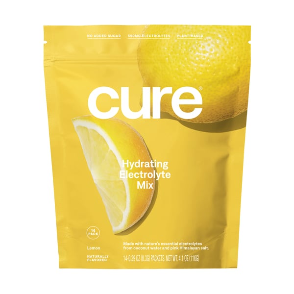 CURE HYDRATION Lemon Hydrating Electrolyte Mix