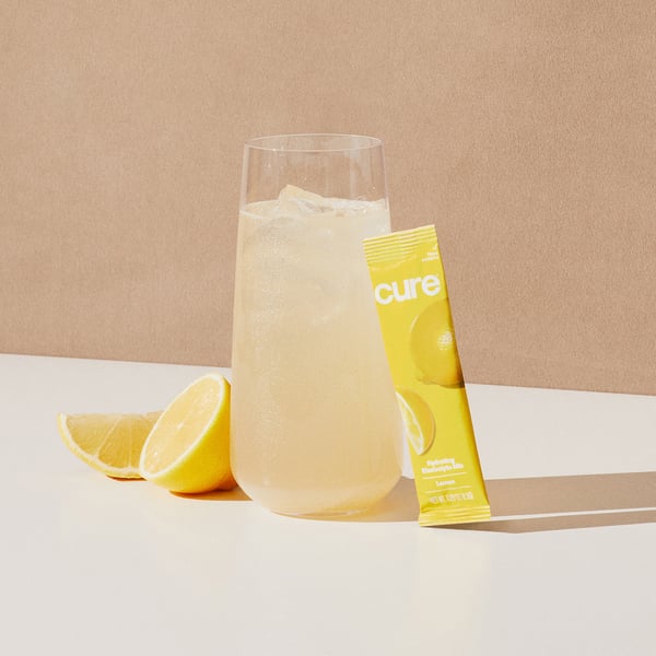 CURE HYDRATION Lemon Hydrating Electrolyte Mix