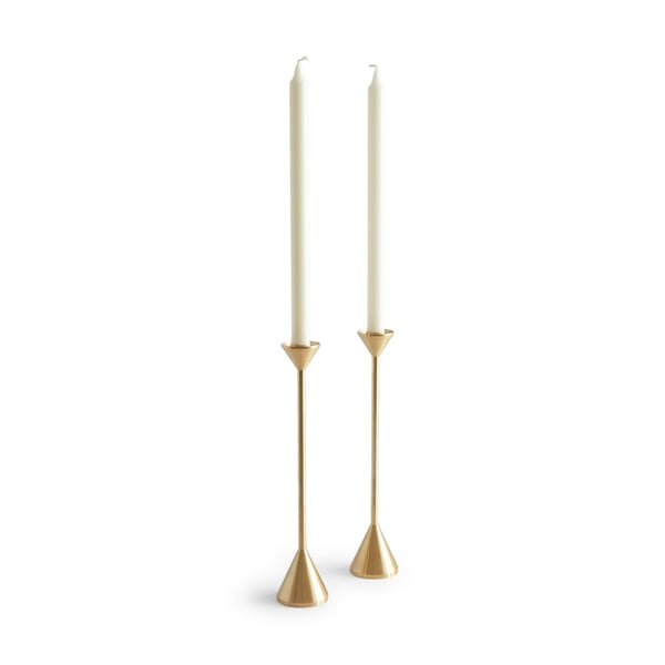 FS Objects Tall Cone Spindle Candle Holder