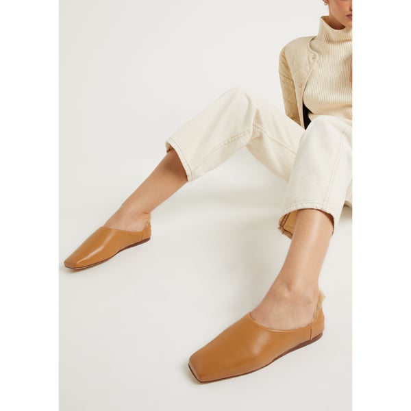 mansur gavriel square toe flats