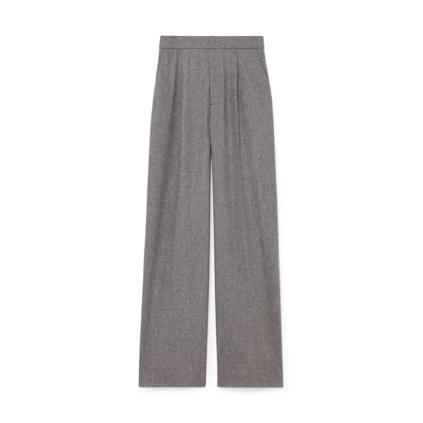 MARIA MCMANUS High-Waisted Pleat-Front Pants