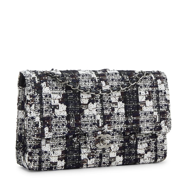 What Goes Around Comes Around Chanel Multi Tweed 2.55 Bag, 10"