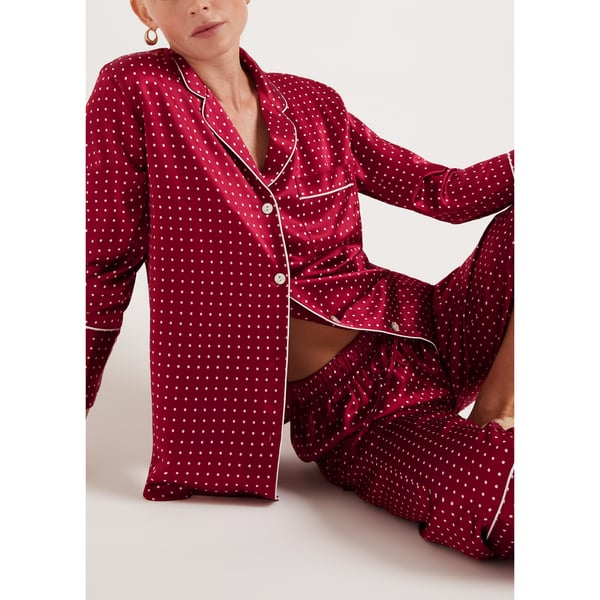 PETITE PLUME Polka-Dot Pajamas