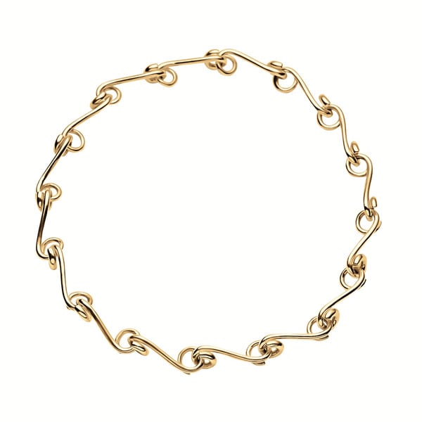 Sapir Bachar Gold Wave Necklace