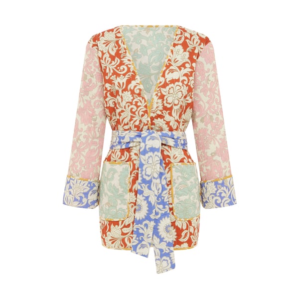 Ephemera Folk Spliced Quilted Jacket
