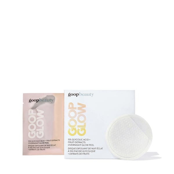 goop Beauty 15% Glycolic Acid Overnight Glow Peel - 4-Pack