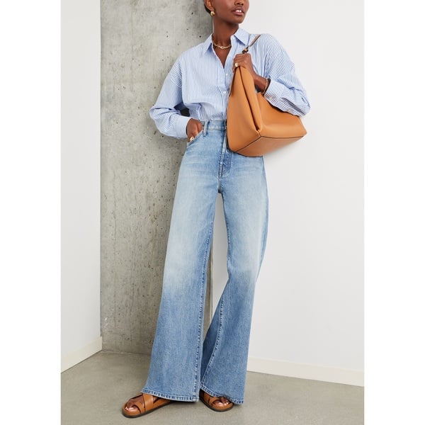 MOTHER The Ditcher Roller Sneak Jeans
