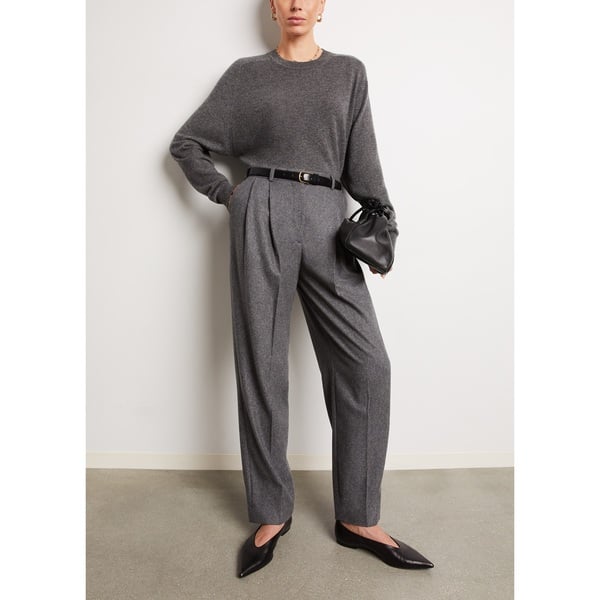 Toteme Double-Pleated Tailored Trousers