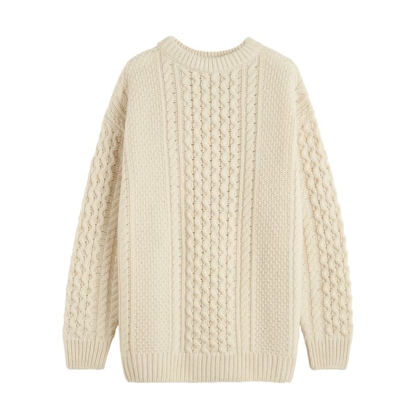 Toteme Chunky Cable-Knit Sweater