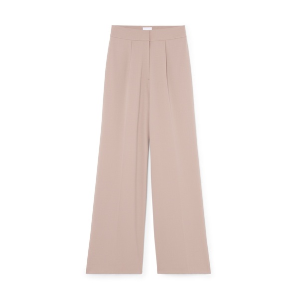 G. Label by goop Katie-Marie Wide-Leg Pleated Pants