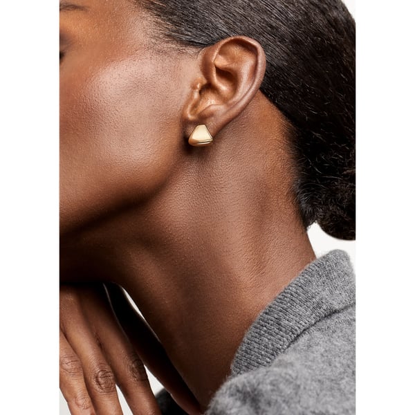 Gold and 2025 silver earrings