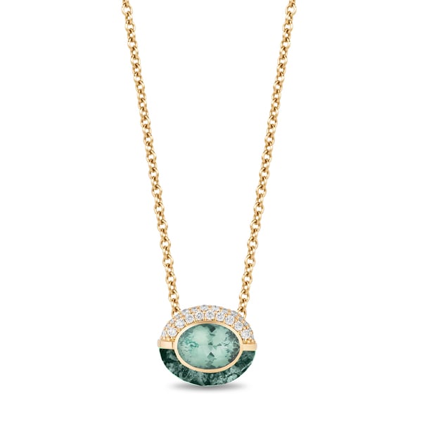 Mason and Books Sugar and Spice Oval Necklace