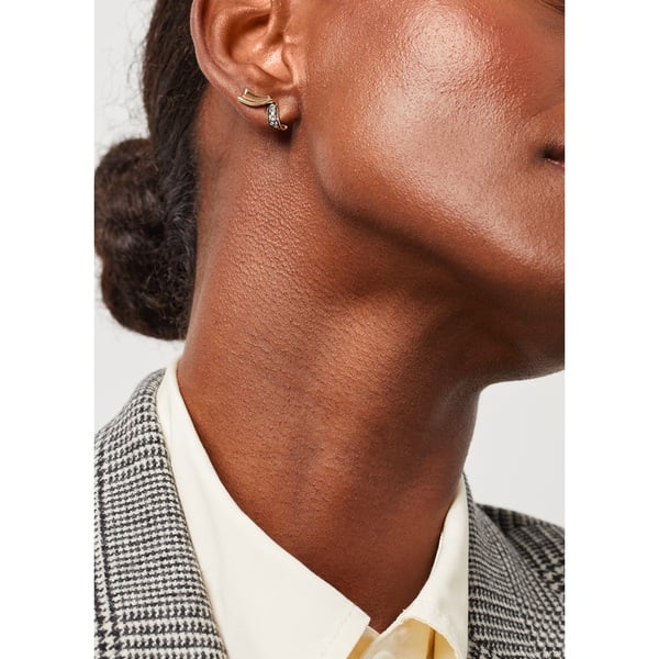 Vintage LV Louis Vuitton Hoop Earrings- (Pierced)