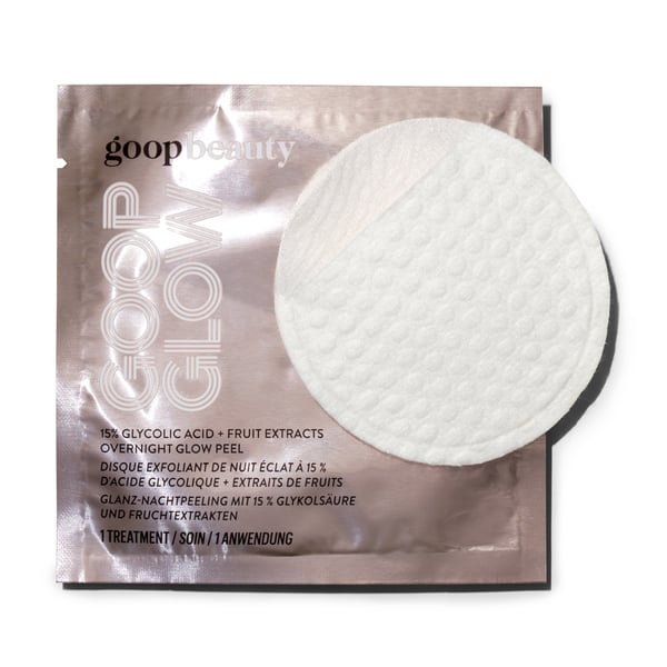 goop Beauty 15% Glycolic Acid Overnight Glow Peel - 4-Pack