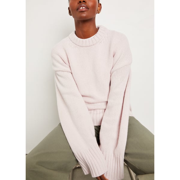 G. Label by goop Theo Crewneck Rounded Sweater