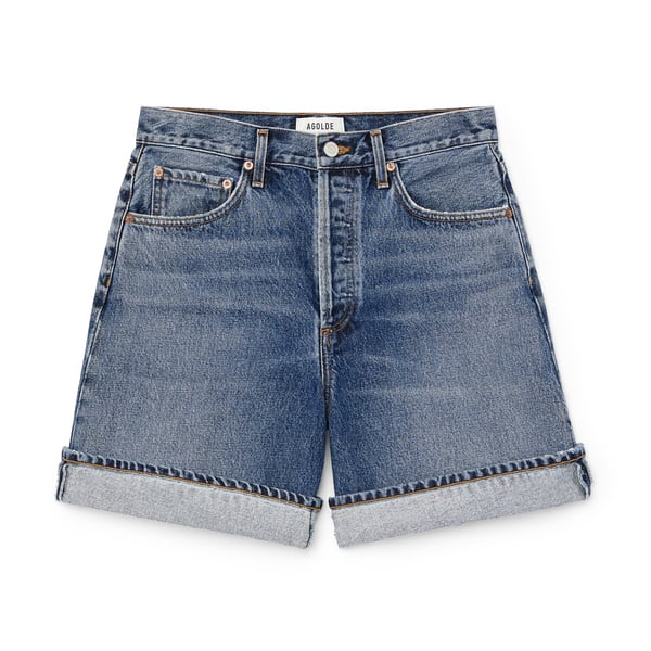 Jean shorts with patches new arrivals
