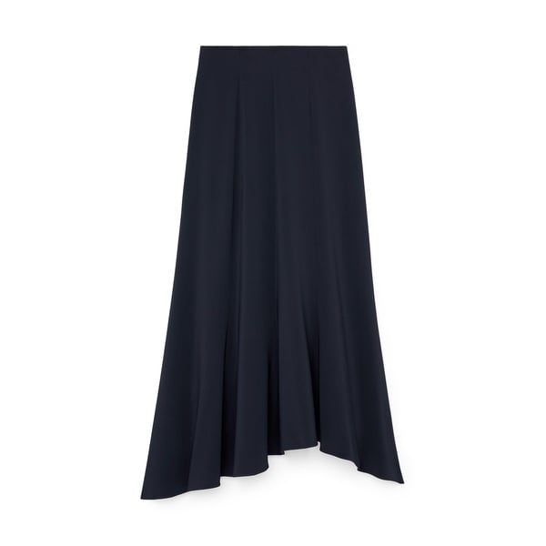 G. Label by goop Sami Godet Crepe Skirt