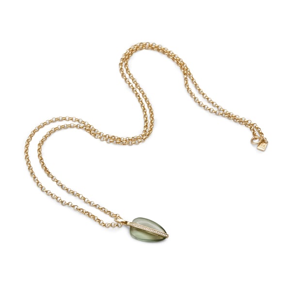 By Pariah Diamond Pebble Pendant Necklace