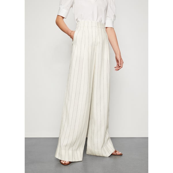 Another Tomorrow Pleated Trousers