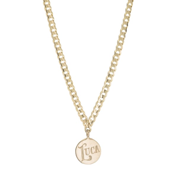 Ariel Gordon Medallion Signet Necklace