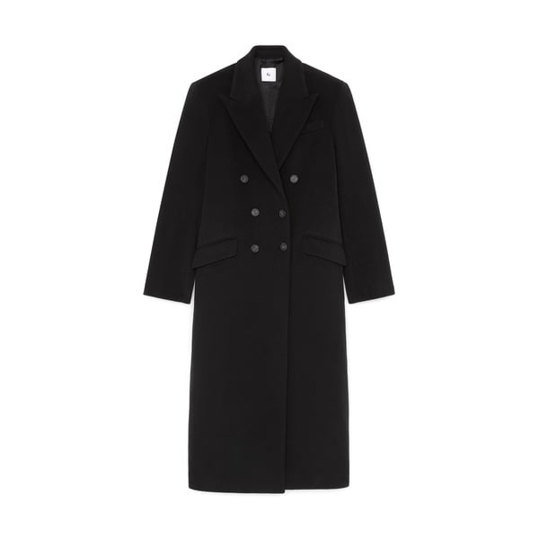 G. Label by goop Exaggerated Double-Breasted Overcoat