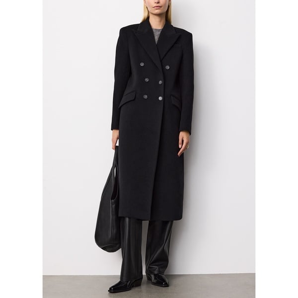 G. Label by goop Exaggerated Double-Breasted Overcoat