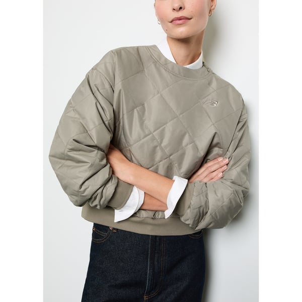 New Balance Quilted Woven Crew