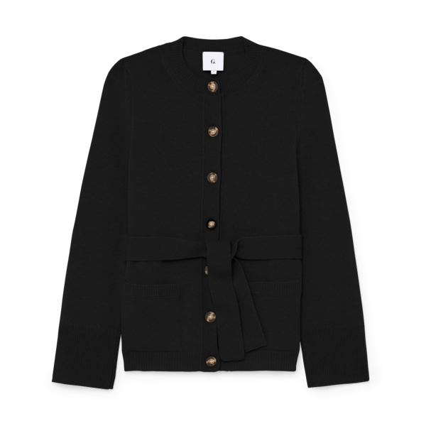 G. Label by goop The Slim Belted Cardigan