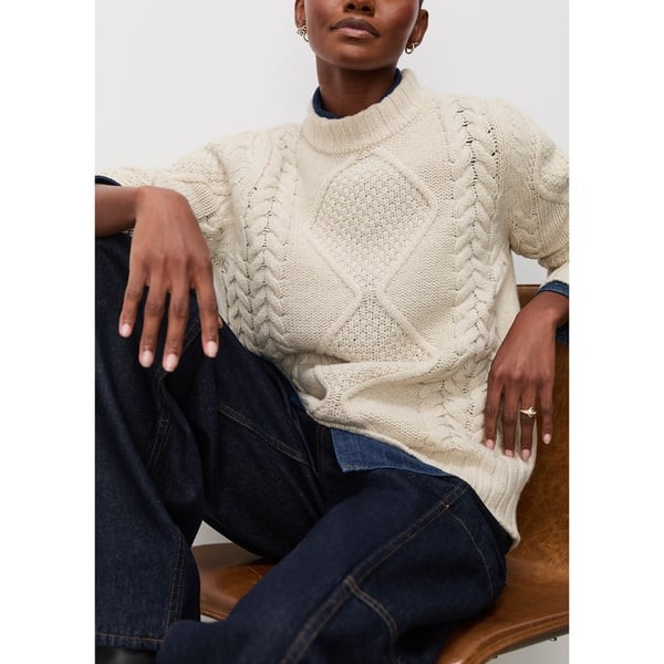 G. Label by goop Modern Cable Knit