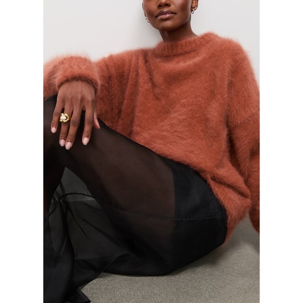 G. Label by goop Oversize Angora Crew