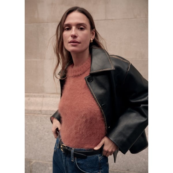 G. Label by goop Oversize Angora Crew
