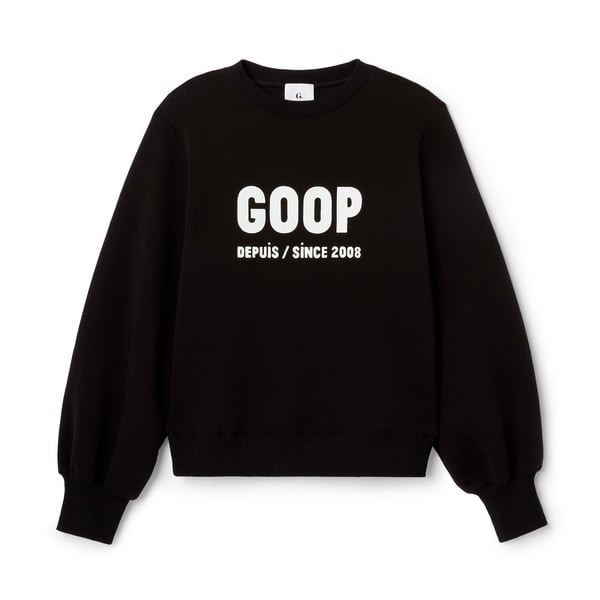G. Label by goop The Graphic Puff-Sleeve Sweatshirt