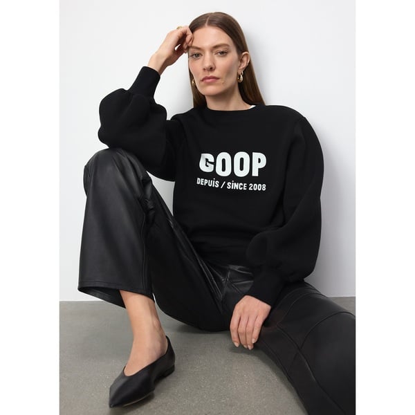 G. Label by goop The Graphic Puff-Sleeve Sweatshirt