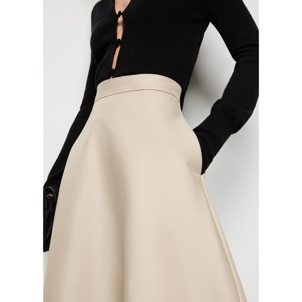 Róhe Voluminous A-Line Cotton Skirt
