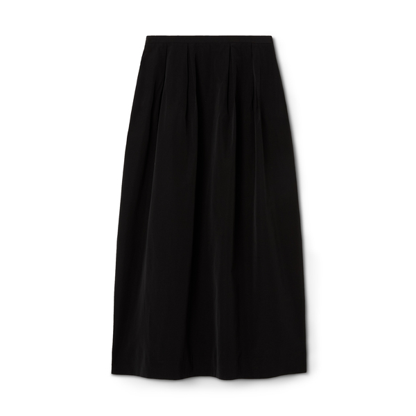 House of Dagmar Curved Pleated Skirt