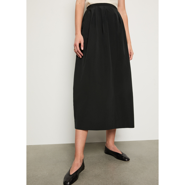 House of Dagmar Curved Pleated Skirt