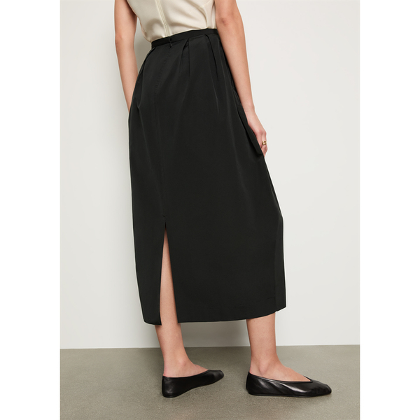 House of Dagmar Curved Pleated Skirt