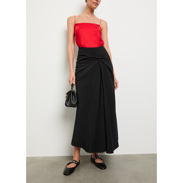 Another Tomorrow Asymmetrical Twist Skirt