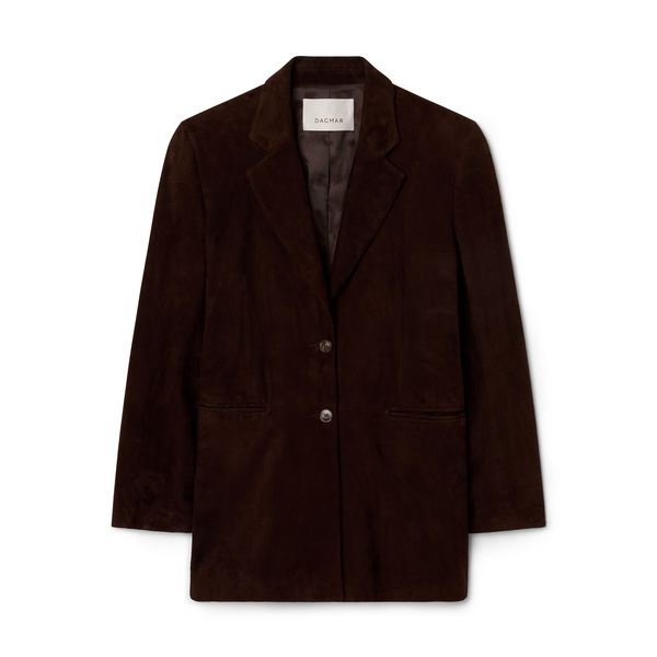 House of Dagmar Slim Suede Blazer